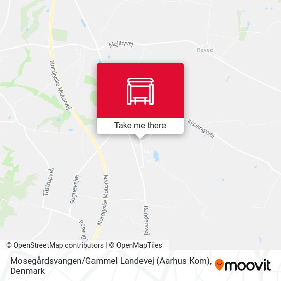 Mosegårdsvangen / Gammel Landevej (Aarhus Kom) map