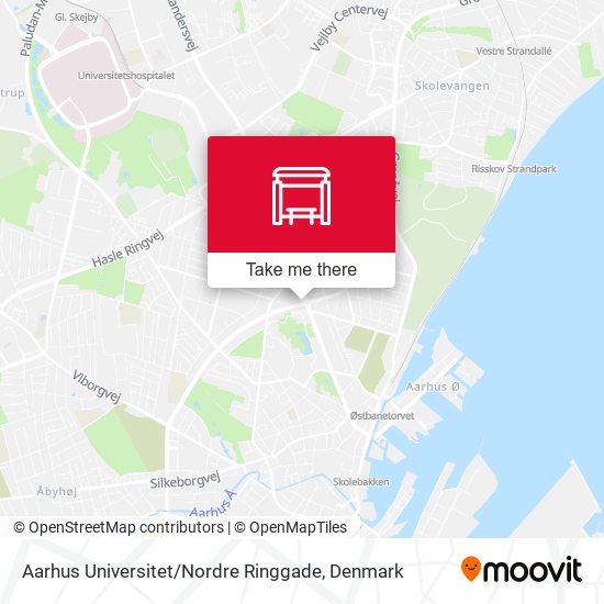 Aarhus Universitet / Nordre Ringgade map
