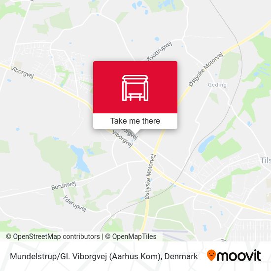 Mundelstrup / Gl. Viborgvej (Aarhus Kom) map