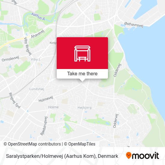 Saralystparken / Holmevej (Aarhus Kom) map