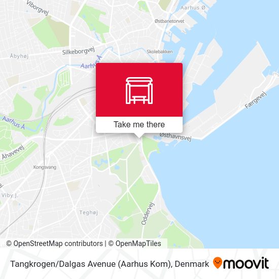Tangkrogen / Dalgas Avenue (Aarhus Kom) map