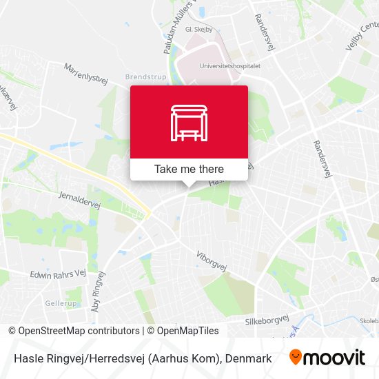Hasle Ringvej / Herredsvej (Aarhus Kom) map