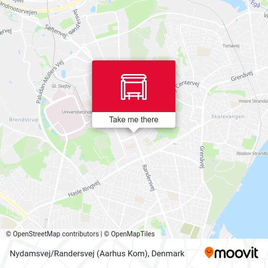 Nydamsvej / Randersvej (Aarhus Kom) map