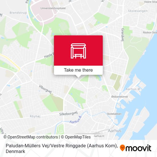 Paludan-Müllers Vej / Vestre Ringgade (Aarhus Kom) map