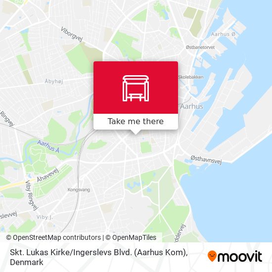 Skt. Lukas Kirke / Ingerslevs Blvd. (Aarhus Kom) map