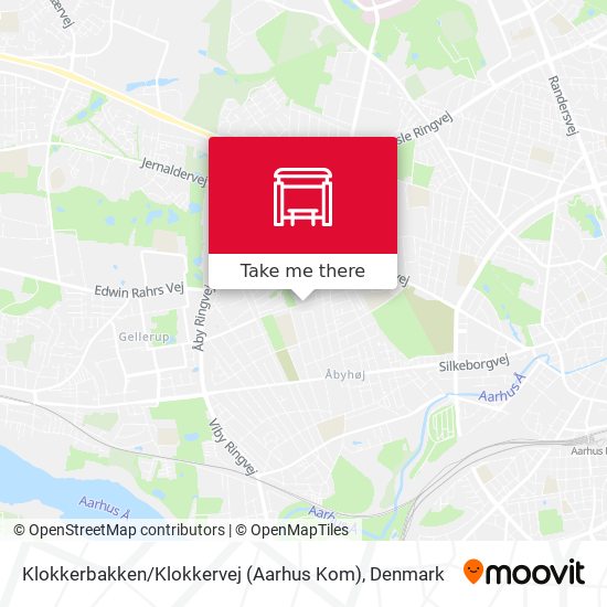 Klokkerbakken / Klokkervej (Aarhus Kom) map
