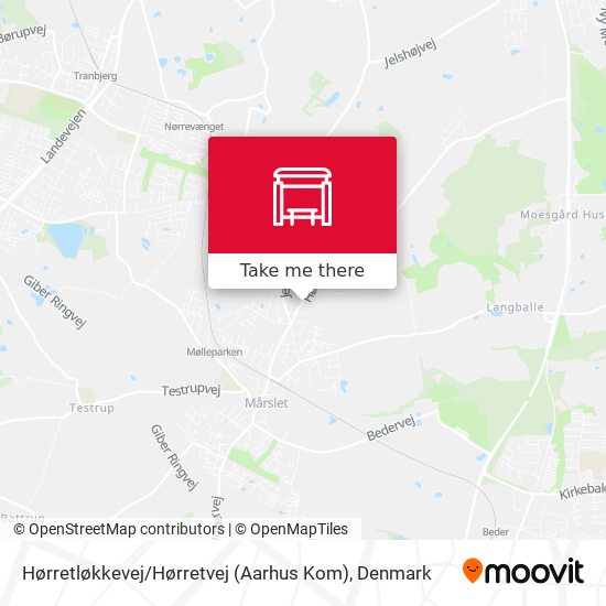 Hørretløkkevej / Hørretvej (Aarhus Kom) map
