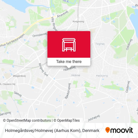 Holmegårdsvej / Holmevej (Aarhus Kom) map