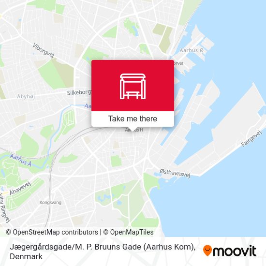 Jægergårdsgade / M. P. Bruuns Gade (Aarhus Kom) map