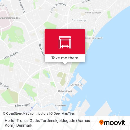 Herluf Trolles Gade / Tordenskjoldsgade (Aarhus Kom) map