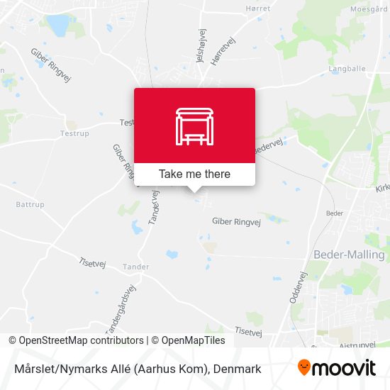 Mårslet / Nymarks Allé (Aarhus Kom) map