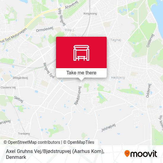 Axel Gruhns Vej / Bjødstrupvej (Aarhus Kom) map