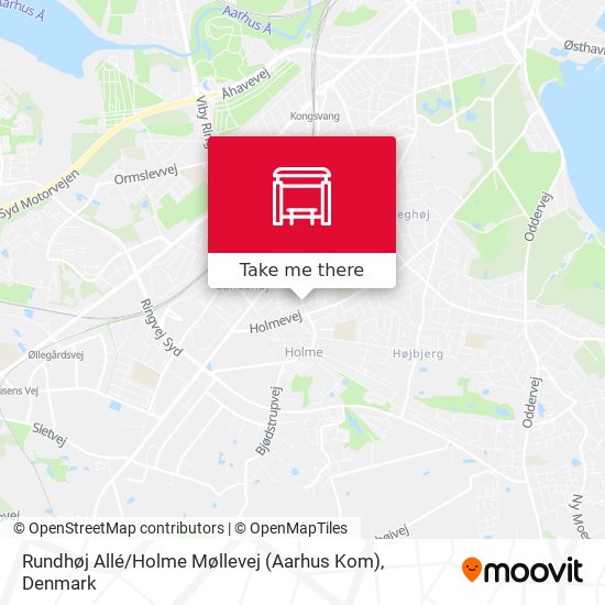 Rundhøj Allé / Holme Møllevej (Aarhus Kom) map
