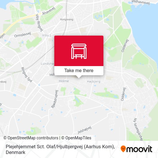 Plejehjemmet Sct. Olaf / Hjulbjergvej (Aarhus Kom) map