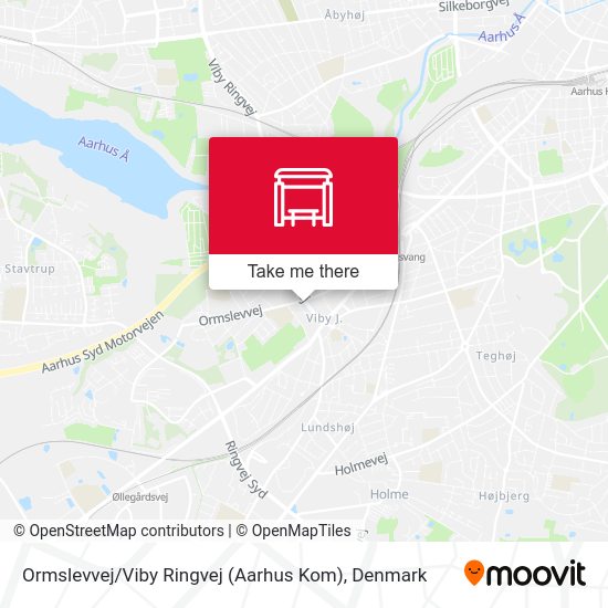 Ormslevvej / Viby Ringvej (Aarhus Kom) map