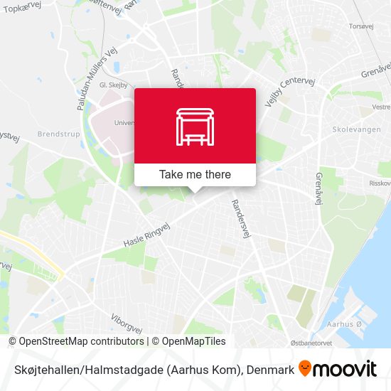 Skøjtehallen / Halmstadgade (Aarhus Kom) map