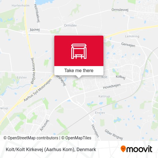 Kolt / Kolt Kirkevej (Aarhus Kom) map