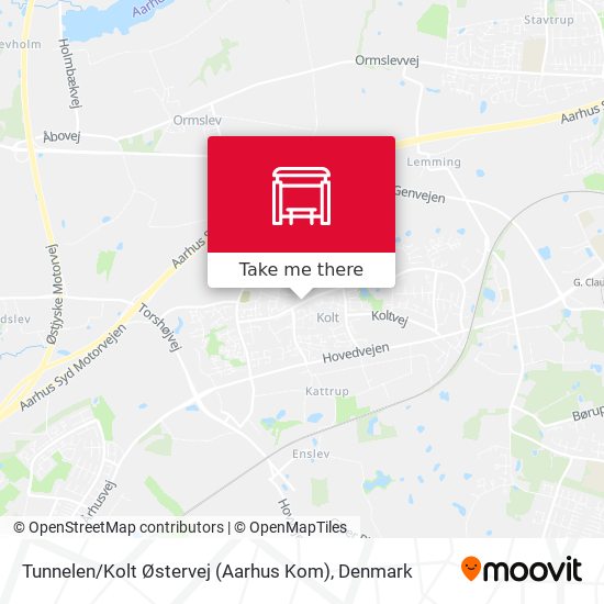 Tunnelen / Kolt Østervej (Aarhus Kom) map