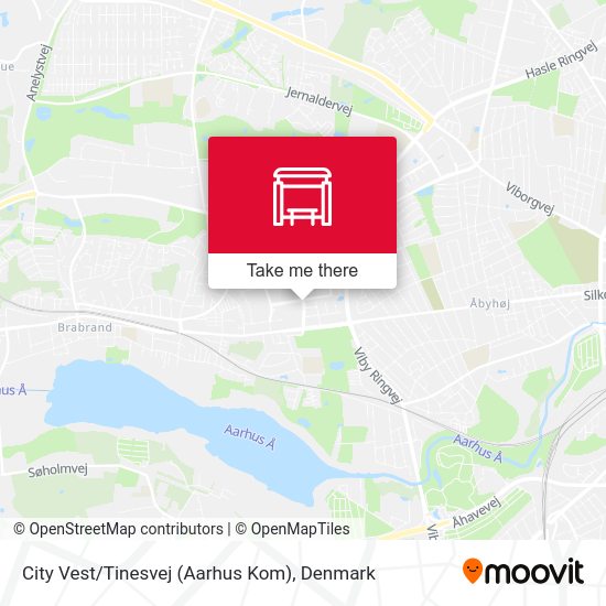 City Vest / Tinesvej (Aarhus Kom) map