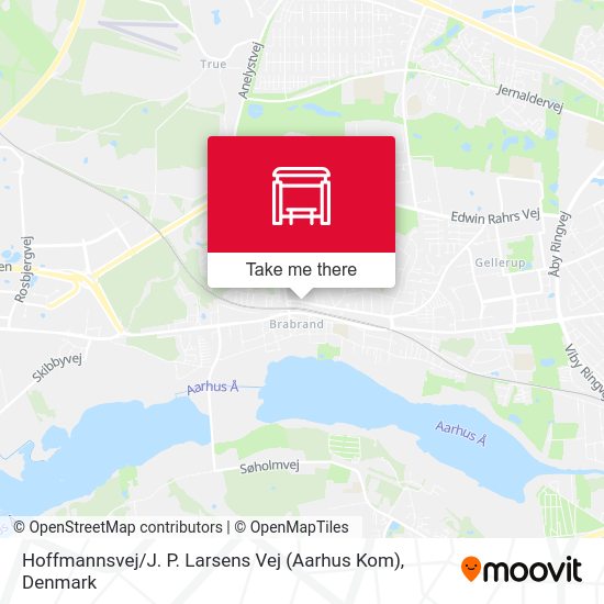 Hoffmannsvej / J. P. Larsens Vej (Aarhus Kom) map