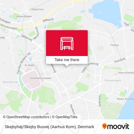 Skejbyhøj / Skejby Busvej (Aarhus Kom) map
