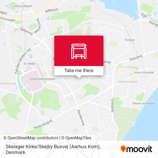 Skelager Kirke / Skejby Busvej (Aarhus Kom) map