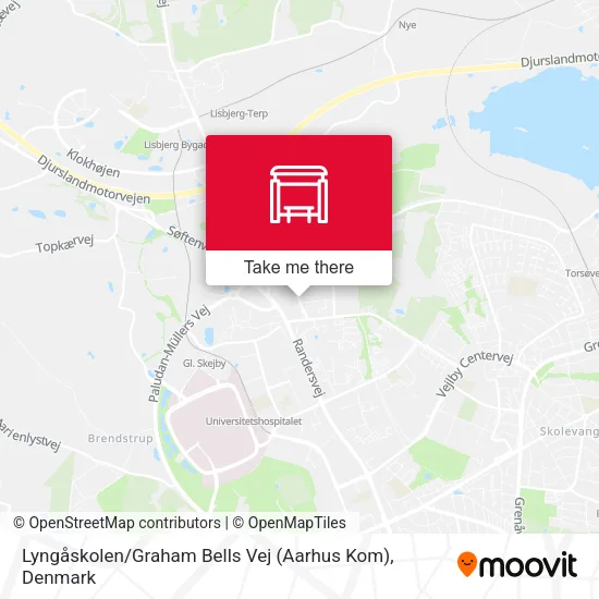 Lyngåskolen / Graham Bells Vej (Aarhus Kom) map