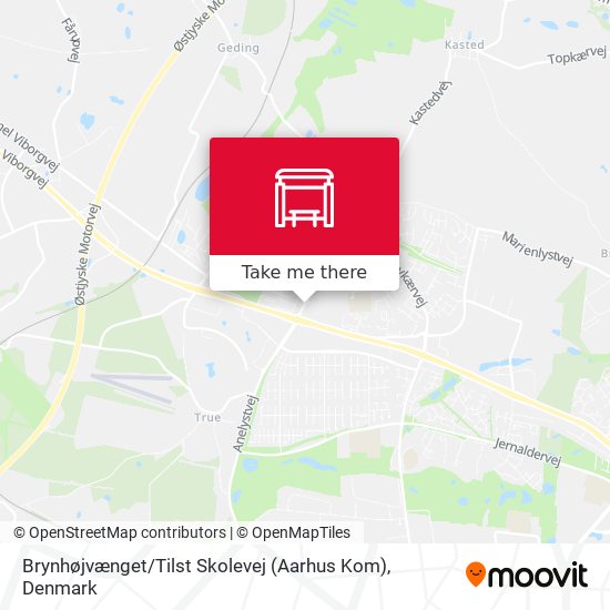 Brynhøjvænget / Tilst Skolevej (Aarhus Kom) map