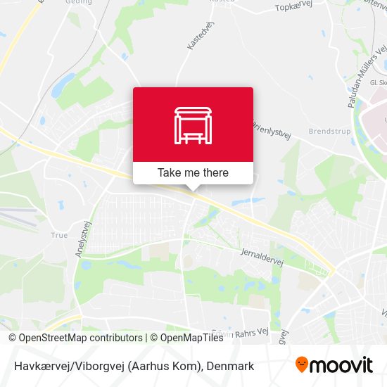Havkærvej / Viborgvej (Aarhus Kom) map