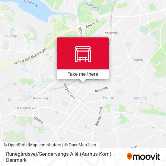 Runegårdsvej / Søndervangs Allé (Aarhus Kom) map