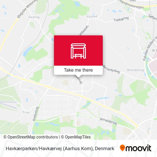 Havkærparken / Havkærvej (Aarhus Kom) map