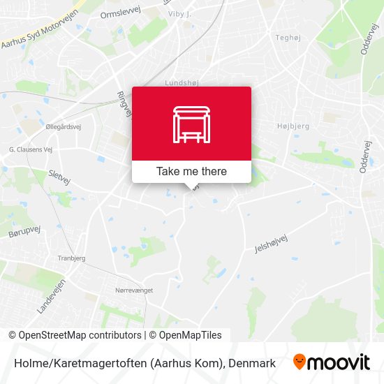 Holme / Karetmagertoften (Aarhus Kom) map