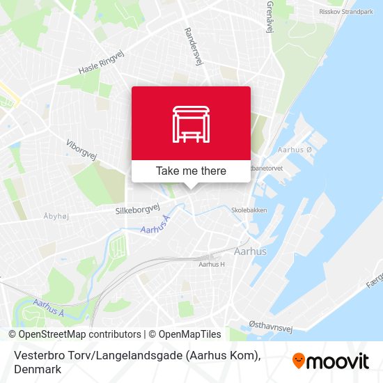 Vesterbro Torv / Langelandsgade (Aarhus Kom) map