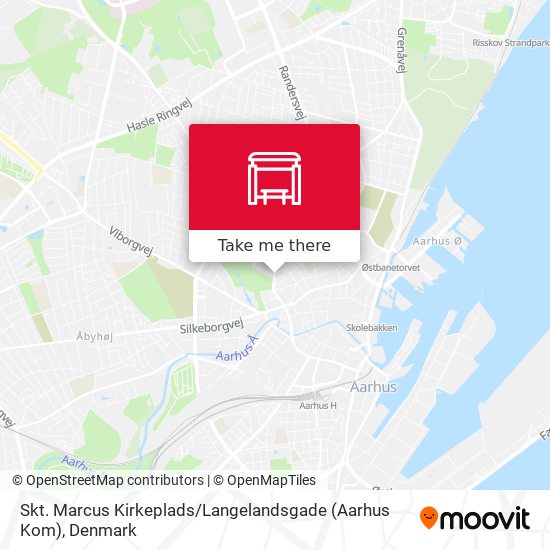 Skt. Marcus Kirkeplads / Langelandsgade (Aarhus Kom) map
