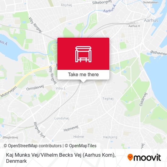 Kaj Munks Vej / Vilhelm Becks Vej (Aarhus Kom) map