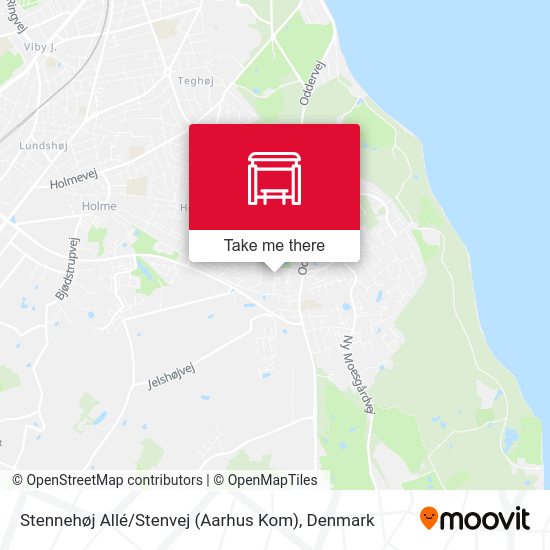 Stennehøj Allé / Stenvej (Aarhus Kom) map