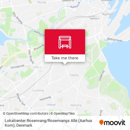Lokalcenter Rosenvang / Rosenvangs Allé (Aarhus Kom) map