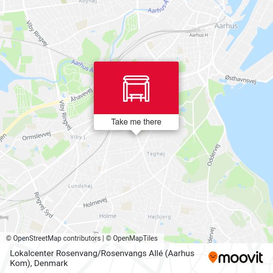 Lokalcenter Rosenvang / Rosenvangs Allé (Aarhus Kom) map