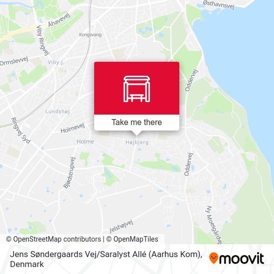 Jens Søndergaards Vej / Saralyst Allé (Aarhus Kom) map