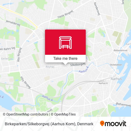 Birkeparken / Silkeborgvej (Aarhus Kom) map