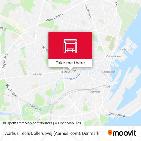 Aarhus Tech / Dollerupvej (Aarhus Kom) map