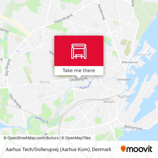 Aarhus Tech / Dollerupvej (Aarhus Kom) map