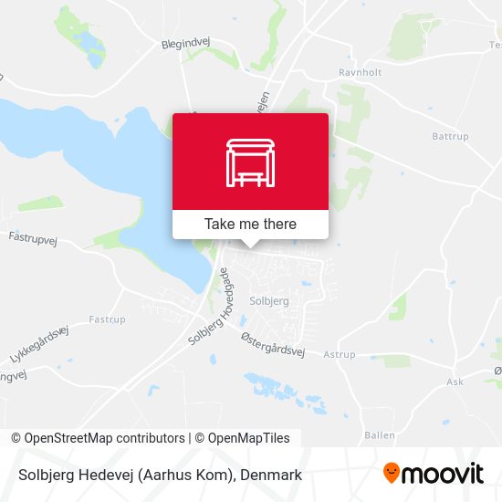 Solbjerg Hedevej (Aarhus Kom) map
