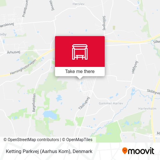 Ketting Parkvej (Aarhus Kom) map