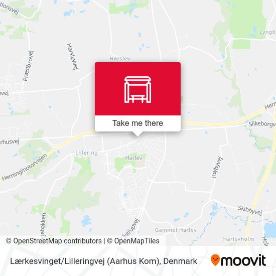 Lærkesvinget / Lilleringvej (Aarhus Kom) map