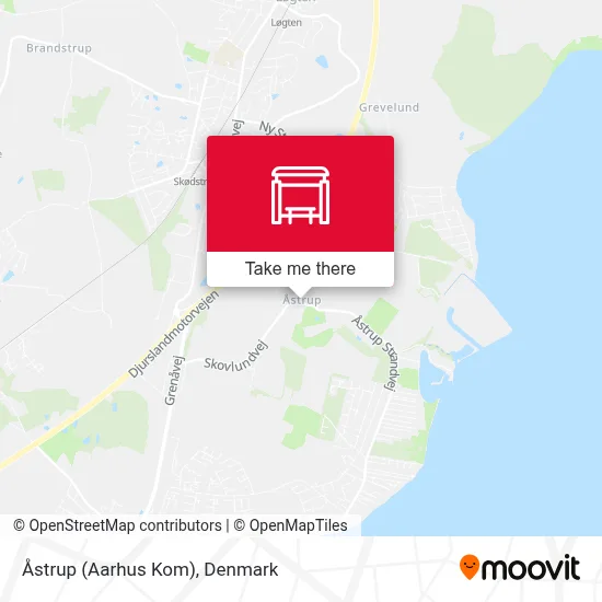 Åstrup (Aarhus Kom) map