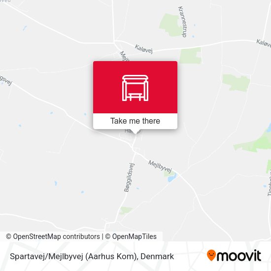 Spartavej / Mejlbyvej (Aarhus Kom) map