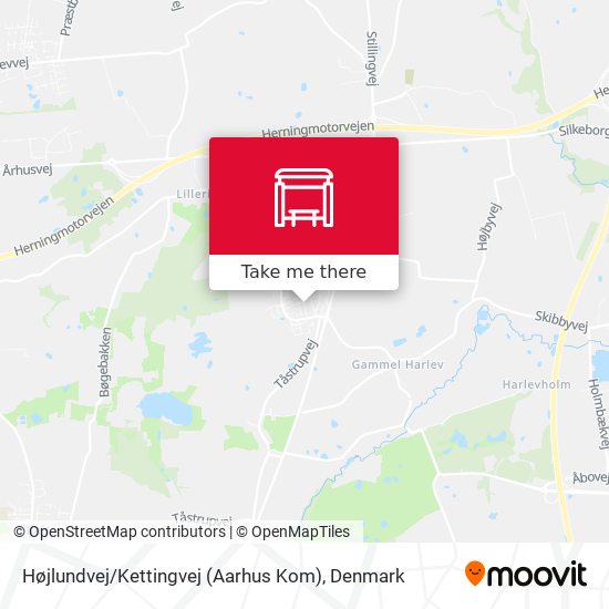 Højlundvej / Kettingvej (Aarhus Kom) map