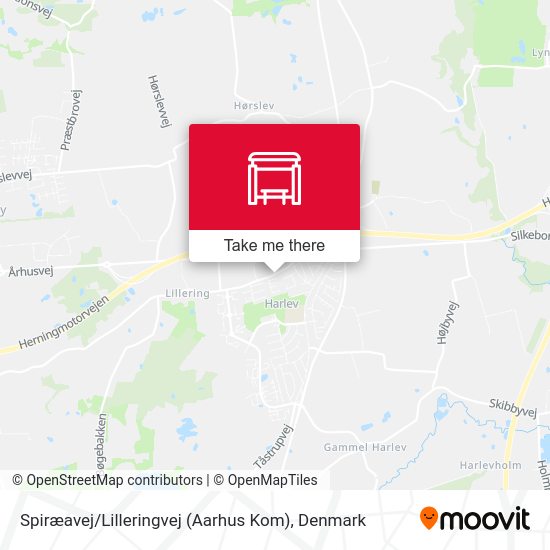 Spiræavej / Lilleringvej (Aarhus Kom) map