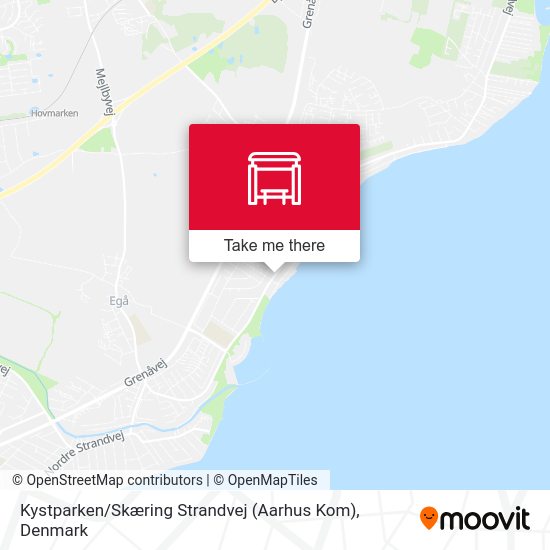 Kystparken / Skæring Strandvej (Aarhus Kom) map